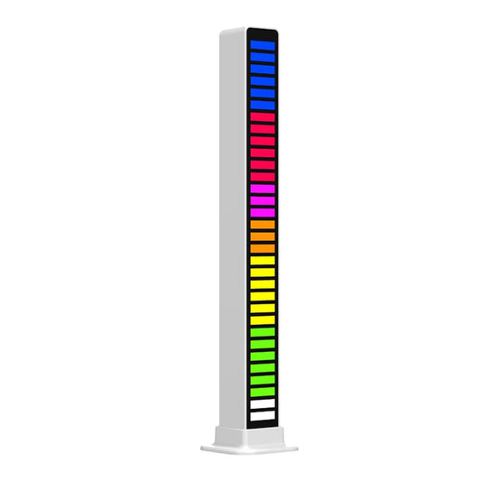 RhythmX: Voice-Activated RGB Light Bar with 40-Bit Pickup & Sound Reactive LED for Music, Desktop & Car Ambience