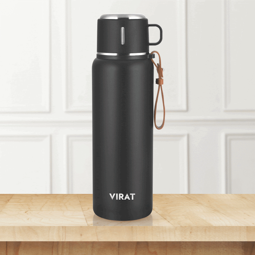 Cruise Insulated Bottle Personalise, Black, 900ml