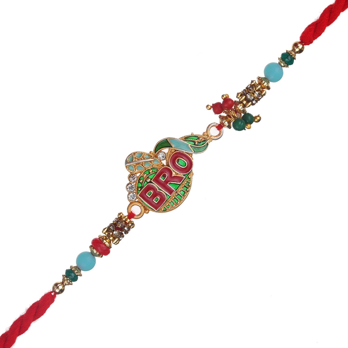 JaipurCrafts Premium Combo Of 1 Rakhi Set For Bhaiya And Bhabhi. Rakhi For Bhaiya Bhabhi, Lumba Rakhi For Bhabhi Rakshabandhan Gift