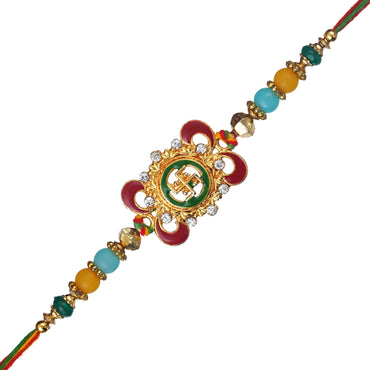 Webelkart New Rakhi for brother Rakhi Set Rakhee for Gifts For Brother Lumba Rakhi For Bhabhi Rakhi With Roli Chawal Rakhi Sets lumba rakhi|Latest Rakhi collection|Set The Joyous Tone