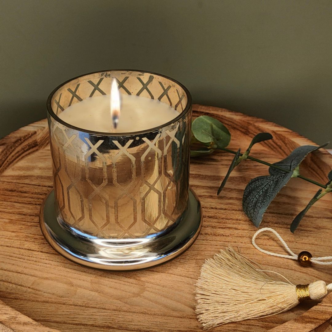 Bell Jar Candle Off White