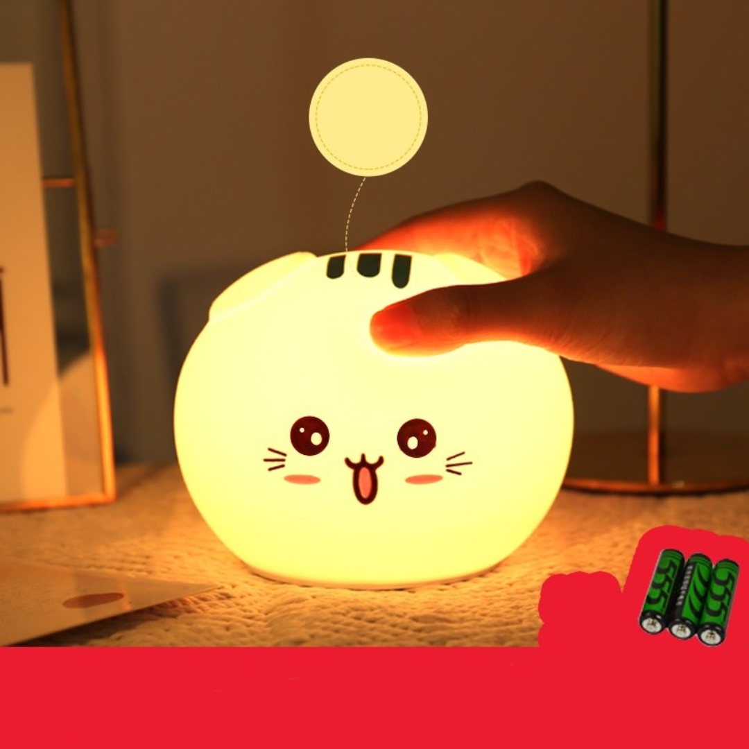 Cat Face Night Lamp | Unique Home Decor