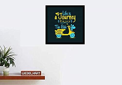 Webelkart Motivational/Inspirational Quote Photo Frame Without Glass for Wall, Office, Study Room Decoration (Synthetic, 10 x 10 Inches, Multicolour)