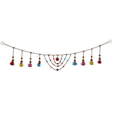 Webelkart Handmade Door Toran for Door Home Decoration and Diwali Decoration (Multicolored)- 38 Inch