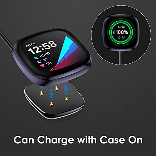Zitel Charging Cable for Fitbit Versa 3 / Fitbit Sense