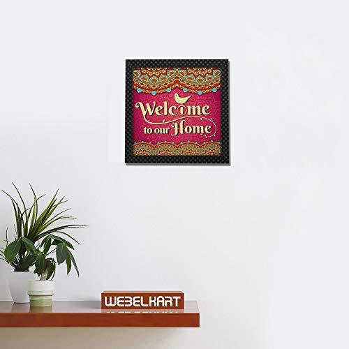 Webelkart synthetic Design Motivational/Funny Quote Photo Frame for Wall, Office, Study Room Decoration Poster Framed Without Glass (Multicolour, 10 x 10 Inch)