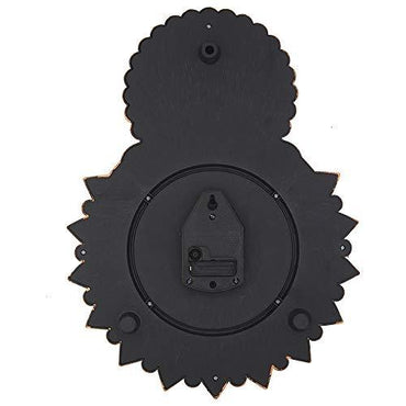 Webelkart Plastic Wall Clock (Copper, 11.75 Inch)