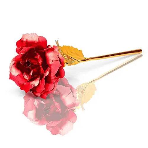 Webelkart Artificial Rose And Gift Box(Gold)