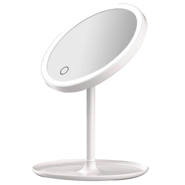 Vanityy: LED Makeup Mirror with Touch Screen, Adjustable Brightness & Rechargeable Light for Flawless Beauty Routine