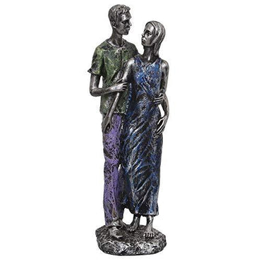 Webelkart Designer Romantic Valentine Love Couple Statue Showpiece Gifts-12 Inches