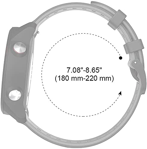 Zitel Band for Honor Magic Watch 2/Huawei GT/GT 2/GT 2e/GT 2 Pro, 22mm Silicone Straps - Army Green