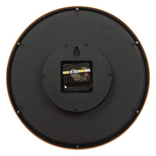 Webelkart Plastic Wall Clock (Black, 12 x 2 x 12 Inch)