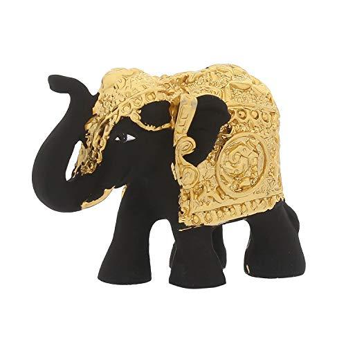 JaipurCrafts 24 Kt. Gold Plated Elephant Showpiece Figurine - of an erawat Gajantlaxmi
