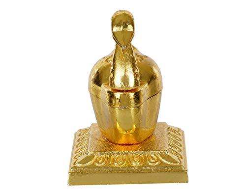 JaipurCrafts Metal Zinc Showpiece Figurine, 11 x 5 x 5 cm, White