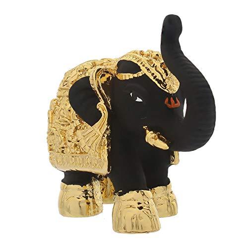 JaipurCrafts 24 Kt. Gold Plated Elephant Showpiece Figurine - of an erawat Gajantlaxmi