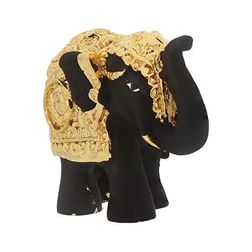 JaipurCrafts 24 Kt. Gold Plated Elephant Showpiece Figurine - of an erawat Gajantlaxmi