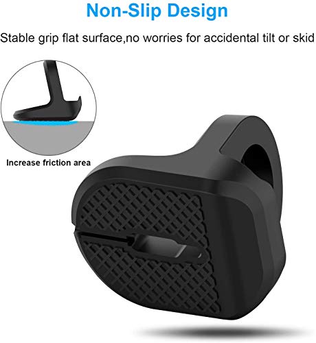Zitel Charger Stand for Apple Watch 49mm, 46mm, 45mm, 44mm, 42mm, 41mm, 40mm, 38mm, All Series Silicone Nightstand Mode