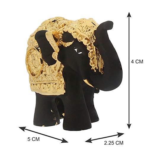 JaipurCrafts 24 Kt. Gold Plated Elephant Showpiece Figurine - of an erawat Gajantlaxmi