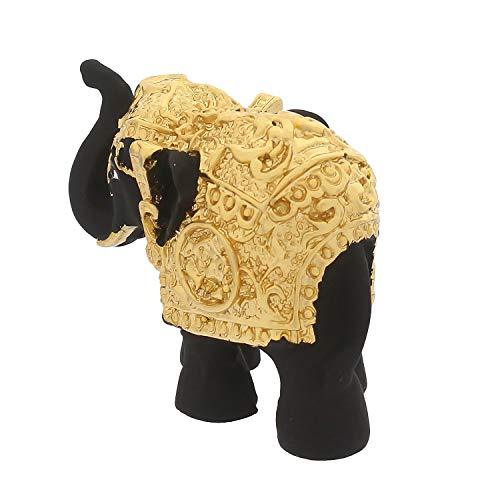 JaipurCrafts 24 Kt. Gold Plated Elephant Showpiece Figurine - of an erawat Gajantlaxmi