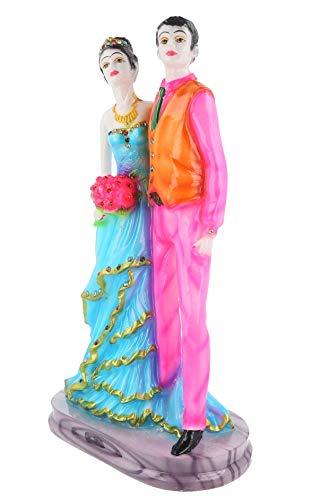 JaipurCrafts WebelKart Resin Romantic Valentine Love Couple Statue Showpiece (Multicolour)