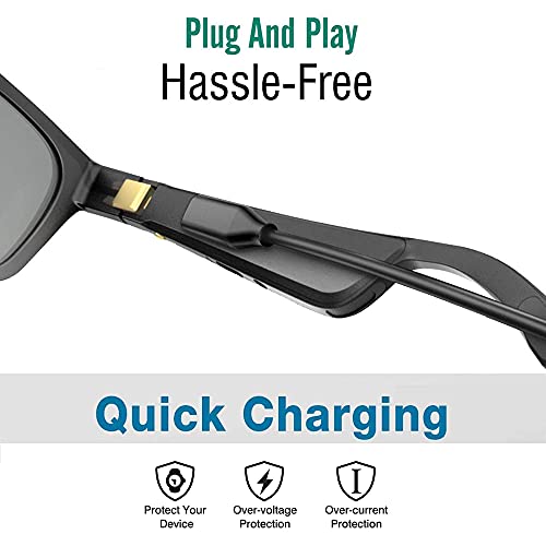 Zitel Charging Cable for Bose Frames Alto S/M M/L, Rondo, Soprano, Tenor Audio Sunglasses