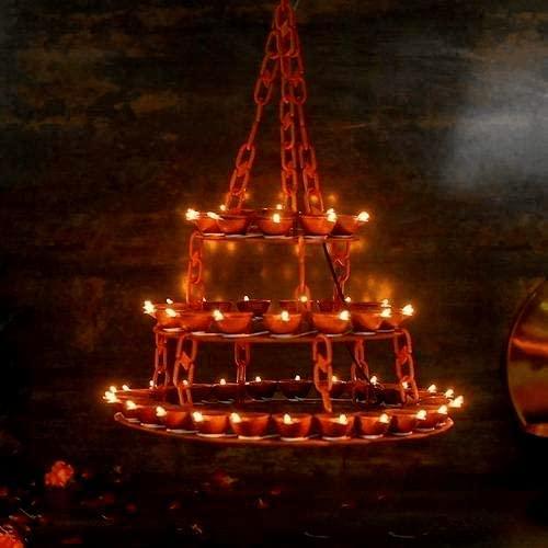JaipurCrafts Premium Water Sensor Led Diya Led Candle with Electric Water Sensing Diya , Warm Yellow Ambient Lights, Battery Operated Led Candles for Home Decor| Diwali Water Diya| (Pack of 12 ,Plastic)