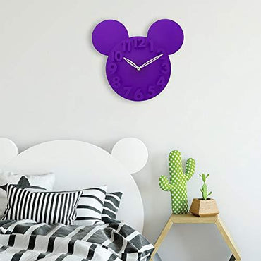 WebelKart Designer Plastic Wall Clock for Home/Living Room/Bedroom/Kitchen- 12.50 in