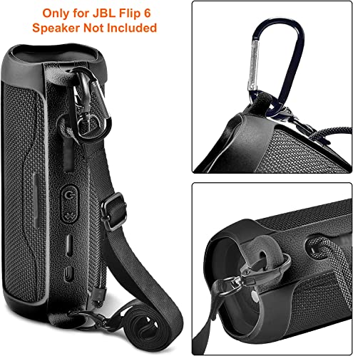 Zitel Case for JBL Flip 6 Portable Bluetooth Speaker Protective Cover