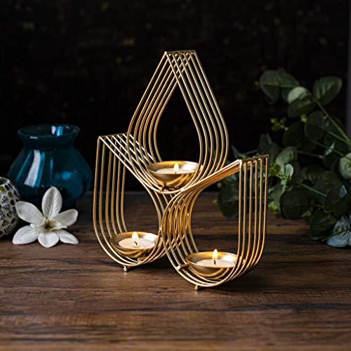 Webelkart Tree Beautiful Wall Hanging Gold Tealight Candle Holder (Pack of 1) Metal Wall Sconce with Tealight Candles for Diwali Lighting Home Decoration