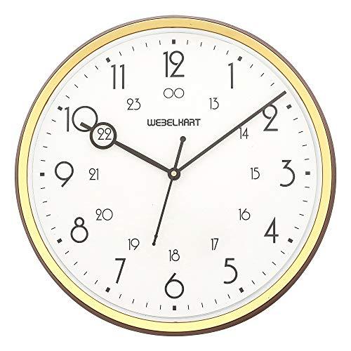 Webelkart Designer Plastic Wall Clock for Home/Living Room/Bedroom/Kitchen- 12 in