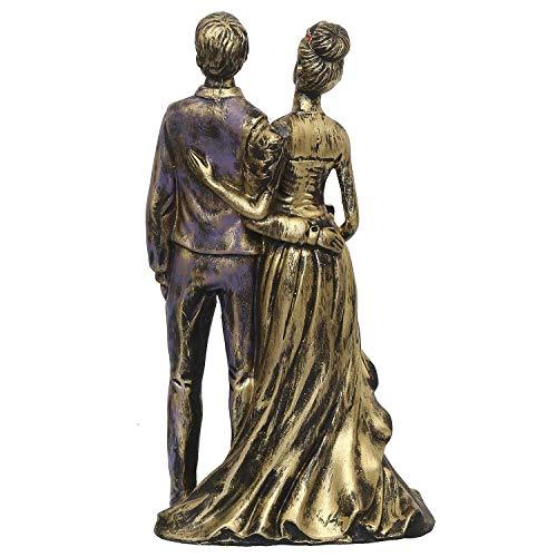 Webelkart Designer Romantic Valentine Love Couple Statue Showpiece Gifts-12 Inches