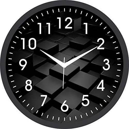 Webelkart Designer Plastic Wall Clock for Home/Living Room/Bedroom / Kitchen- 9.50 in (with Ajanta Movement)