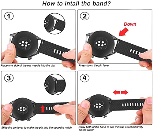 Zitel Band for Honor Magic Watch 2/Huawei GT/GT 2/GT 2e/GT 2 Pro, 22mm Silicone Straps - Army Green