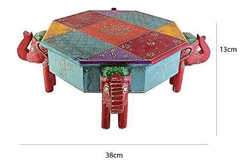 JaipurCrafts Decorative Four Elephante Box Showpiece
