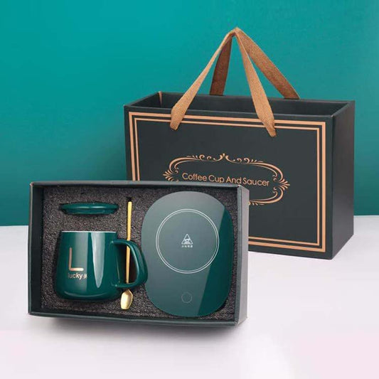 WarmEase: Electric Mug Heater Pad with Heating Coaster for Coffee, Tea & Beverages – Perfect for Home & Office