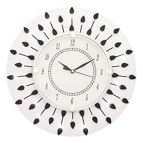 WebelKart Designer Wooden Wall Clock for Home/Living Room/Bedroom/Kitchen- 12 in (with Ajanta Brand Dial)
