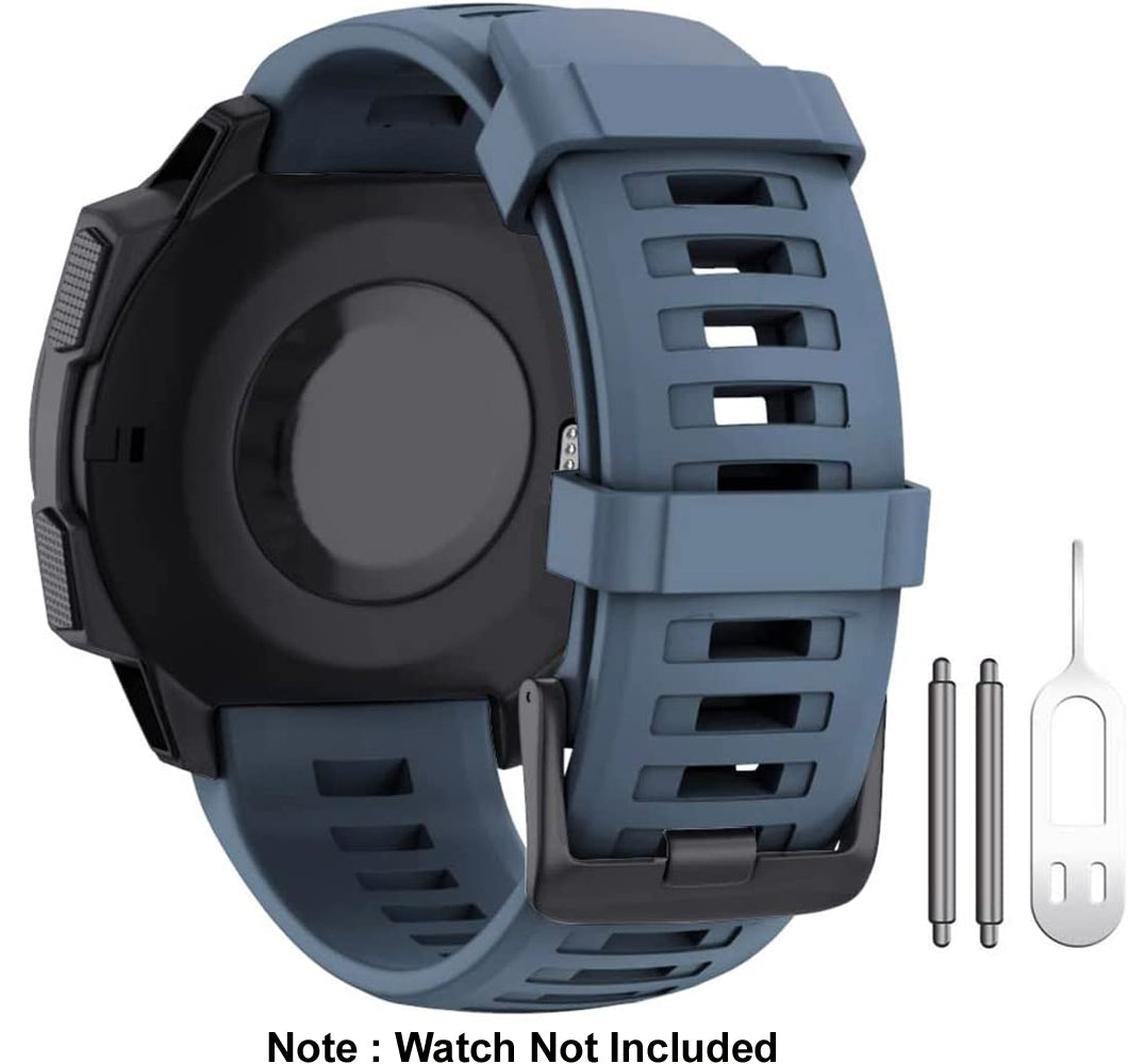 Zitel Band for Garmin Instinct 2 Solar / Instinct / Esports / Tide / Tactical GPS Straps - Slate