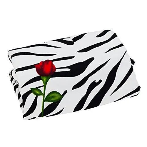 JaipurCrafts 220 TC Polycotton Single Blanket - Abstract, Red, Black and White