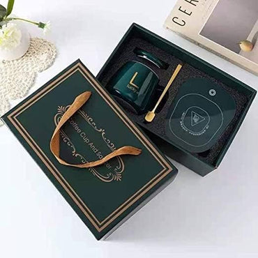 WarmEase: Electric Mug Heater Pad with Heating Coaster for Coffee, Tea & Beverages – Perfect for Home & Office