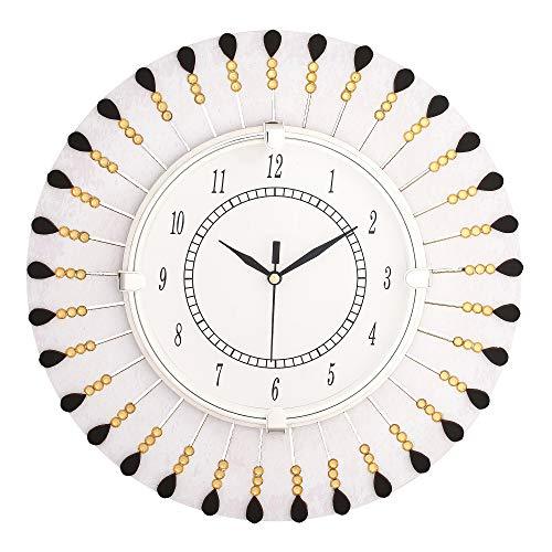 WebelKart Designer Wooden Wall Clock for Home/Living Room/Bedroom/Kitchen- 12 in (with Ajanta Brand Dial)