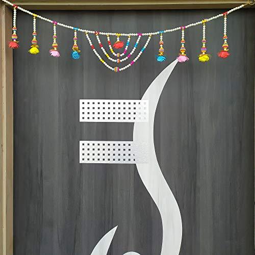 Webelkart Handmade Door Toran for Door Home Decoration and Diwali Decoration (Multicolored)- 38 Inch