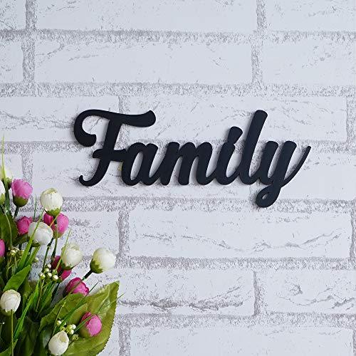 Webelkart Designer Family MDF Cutout Ready to Hang Home Décor Wall Art - 4.50 " x 11"
