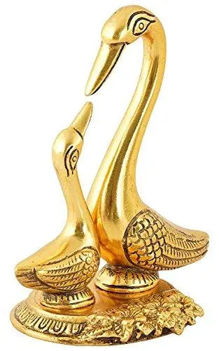 JaipurCrafts Aluminum Showpiece Figurine (9 inch, Gold)