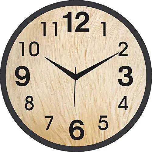 Webelkart Designer Plastic Wall Clock for Home/Living Room/Bedroom / Kitchen- 9.50 in (with Ajanta Movement)