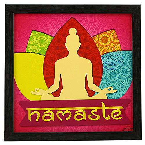 Webelkart Motivational/Funny Quote Synthetic Poster Photo Frame without Glass for Wall, Office, Study Room Decoration (10 x 10 Inch, Multicolour) -Set of 3