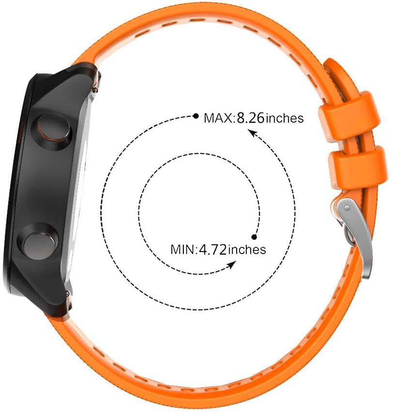 Zitel Band for Garmin Forerunner 245/645/165/158/55, Vivoactive 5/4/3, Venu Sq, 20mm Straps