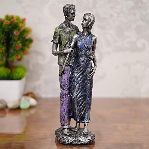 Webelkart Designer Romantic Valentine Love Couple Statue Showpiece Gifts-12 Inches
