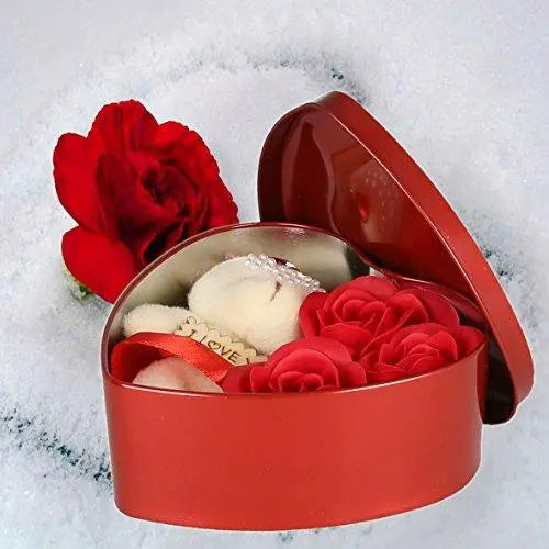 Webelkart Artificial Gift box (Red, 3 Piece)