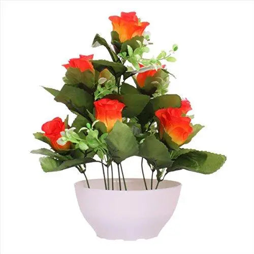 JaipurCrafts Premium Forever Collection Artificial Flowers with Pot