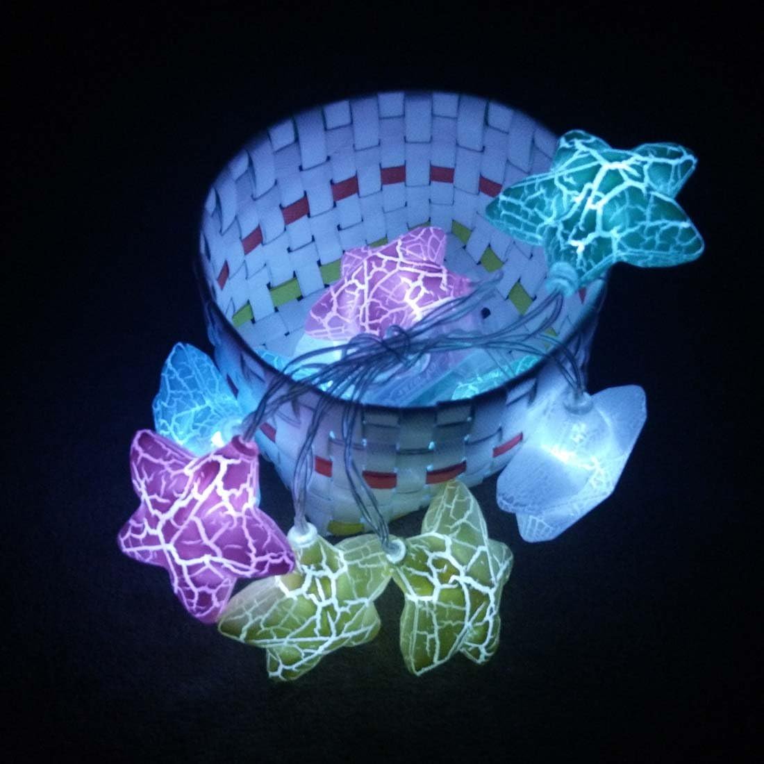 5.2 ft Star-Shaped Romantic Night Light with 10 LEDs